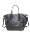 Old Trend Sprout Land Leather Tote Bag In Grey Ombre