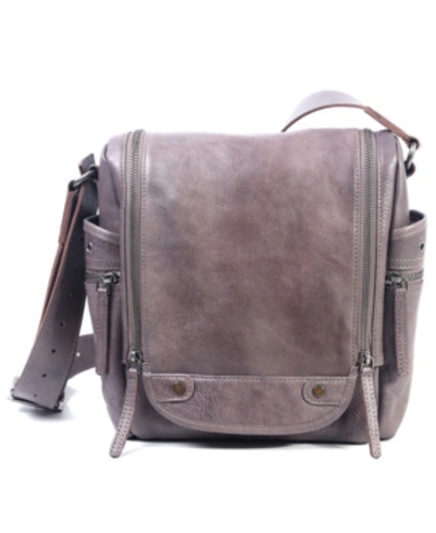 Old Trend Women's Genuine Leather Rock Hill Crossbody Bag In Taupe