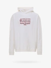 Maison Margiela Off-white Numbers Logo Hoodie In White