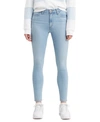 Levi's Women's 721 High-rise Skinny Jeans In Short Length In Azure Mood