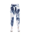 White Mark Women's Tie Dye Harem Pant In Navy