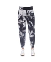 White Mark Plus Size Tie Dye Harem Pants In Black
