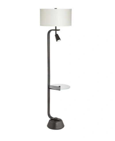 Pacific Coast Metal Transitional Floor Lamp In Black