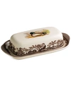 Spode Woodland Mallard Covered Butter Dish