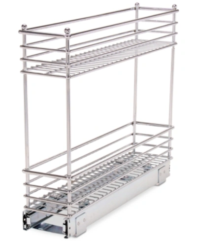 Household Essentials Chrome Glidez Narrow 5-inch Sliding Organizer