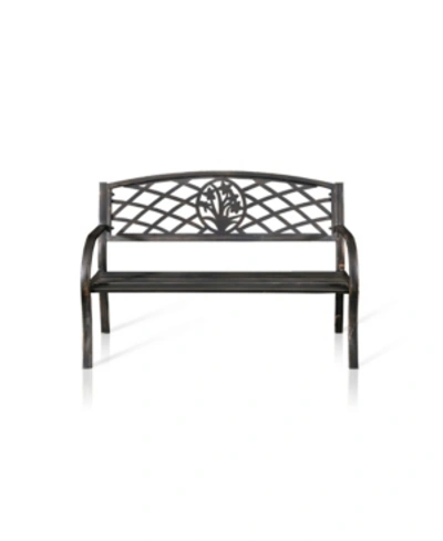 Furniture Of America Palmer Patio Bench In Black