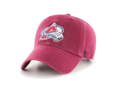 47 Brand Colorado Avalanche Clean Up Cap In Crimson