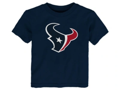 Outerstuff Infant Boys And Girls Navy Blue Houston Texans Team Logo T-shirt