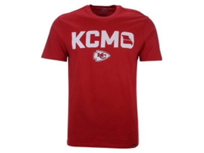 47 Brand Kansas City Chiefs Men's Showtime Regional Club T-shirt In Red