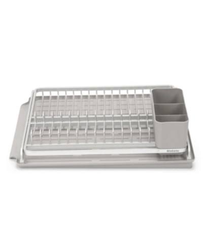 Brabantia Compact Dish Drying Rack In Mid Grey