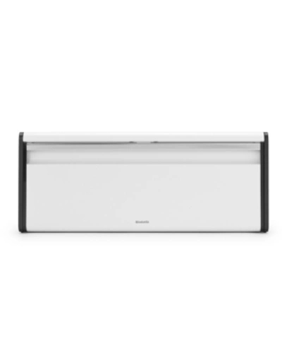 Brabantia Fall Front Bread Box In White