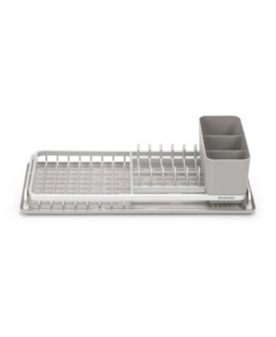 Brabantia Compact Dish Drying Rack In Mid Grey