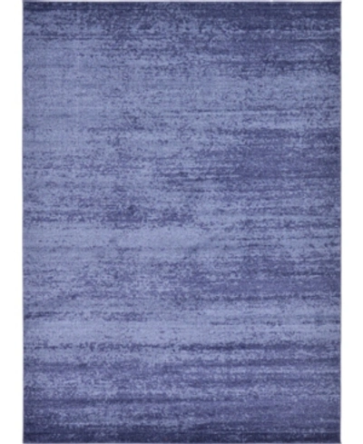 Bridgeport Home Lyon Lyo3 8' X 11' Area Rug In Navy Blue