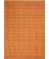 Nourison Marana Mnn01 Tangerine 8' X 10'6" Area Rug In Tangerine