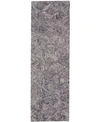 Nourison Interlock Lnk01 Gray 2'3" X 7'6" Runner Rug In Gray