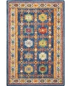 Nourison Vivid Viv09 Navy 5' X 7'6" Area Rug In Navy