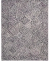 Nourison Interlock Lnk01 Gray 8' X 10'6" Area Rug In Gray
