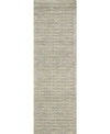 Nourison Marana Mnn01 Charcoal 2'3" X 8' Runner Rug In Charcoal