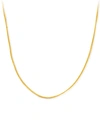 CHOW TAI FOOK FINE LINK ADJUSTABLE 18" CHAIN NECKLACE IN 18K GOLD