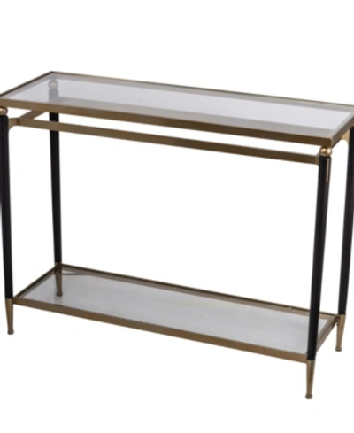 Ab Home Modern Chic Console Table In Gold