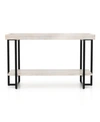 Furniture Of America Masi Rectangular Sofa Table In Light Beige