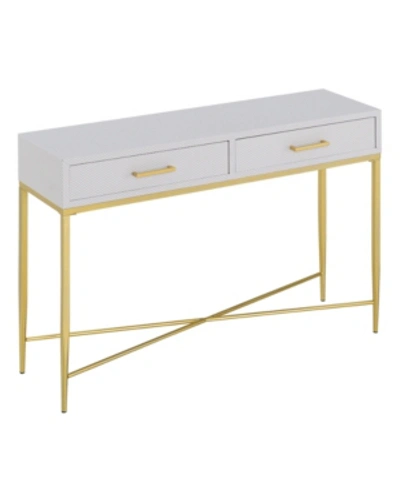Convenience Concepts Ashley Console Table In White