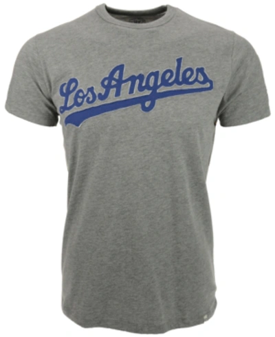 47 Brand Men's Short-sleeve Los Angeles Dodgers T-shirt In Gray