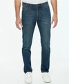 Lazer Men's Skinny Fit Maximum Comfort Flexible Denim Jeans In Blue 2