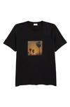 SAINT LAURENT VHS SUNSET GRAPHIC TEE,646354Y36AC