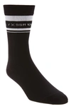 Alyx Logo Intarsia Mid-calf Socks In Black