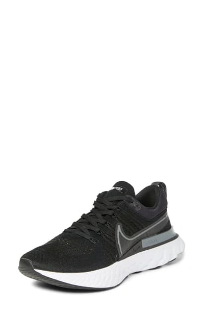 Nike React Infinity Run Flyknit 2 Running Shoe In 100 White/ Black/ Blue/ Cyber