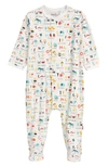 Magnetic Me Abc Love Fitted One-piece Pajamas In White