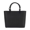 Loewe Small Anagram Tote Bag In Grained Calfskin In Black