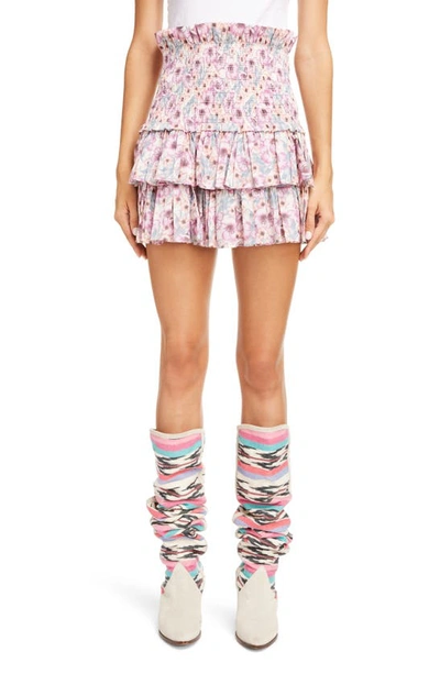 Isabel Marant Étoile Isabel Marant Etoile Naomi Cotton Miniskirt In White