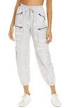 Blanc Noir Airborne Cargo Jogger Pants In White