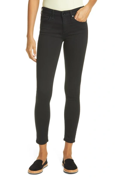 Rag & Bone Cate Mid-rise Skinny Stretch-denim Jeans In Nero