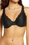 Wacoal Softy Styled Underwire Full Coverage Bra In Black