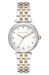 MICHAEL KORS DARCI DIAMOND BRACELET WATCH, 34MM,MK4569