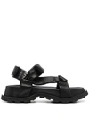 JIL SANDER TOUCH-STRAP FLATFORM SANDALS