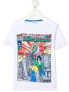 Marc Jacobs Teen Cartoon-print Cotton T-shirt In White