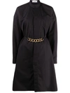 Givenchy Chemisier With Chain Belt In Black
