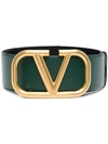 VALENTINO GARAVANI VLOGO SIGNATURE LEATHER BELT