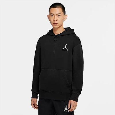 Nike Jordan Jumpman Air Fleece Hoodie In Black