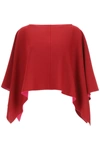 VALENTINO DOUBLE ASYMMETRIC PONCHO