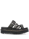 DR. MARTENS' CHUNKY-SOLED STRAPPY SANDALS