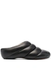 Proenza Schouler Rondo Puffy Quilted Slip-on Shoe In Black