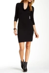 GO COUTURE GO COUTURE COWL NECK SWEATER DRESS,0646223771817