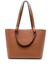 LOEWE ANAGRAM-DEBOSSED TOTE BAG