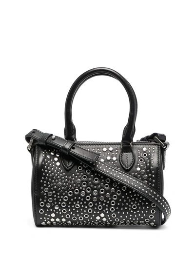 10 Corso Como Mini Truck Stud-embellished Tote In Black