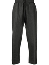 ALCHEMY DRAWSTRING-WAIST SLIM-FIT TRACK trousers